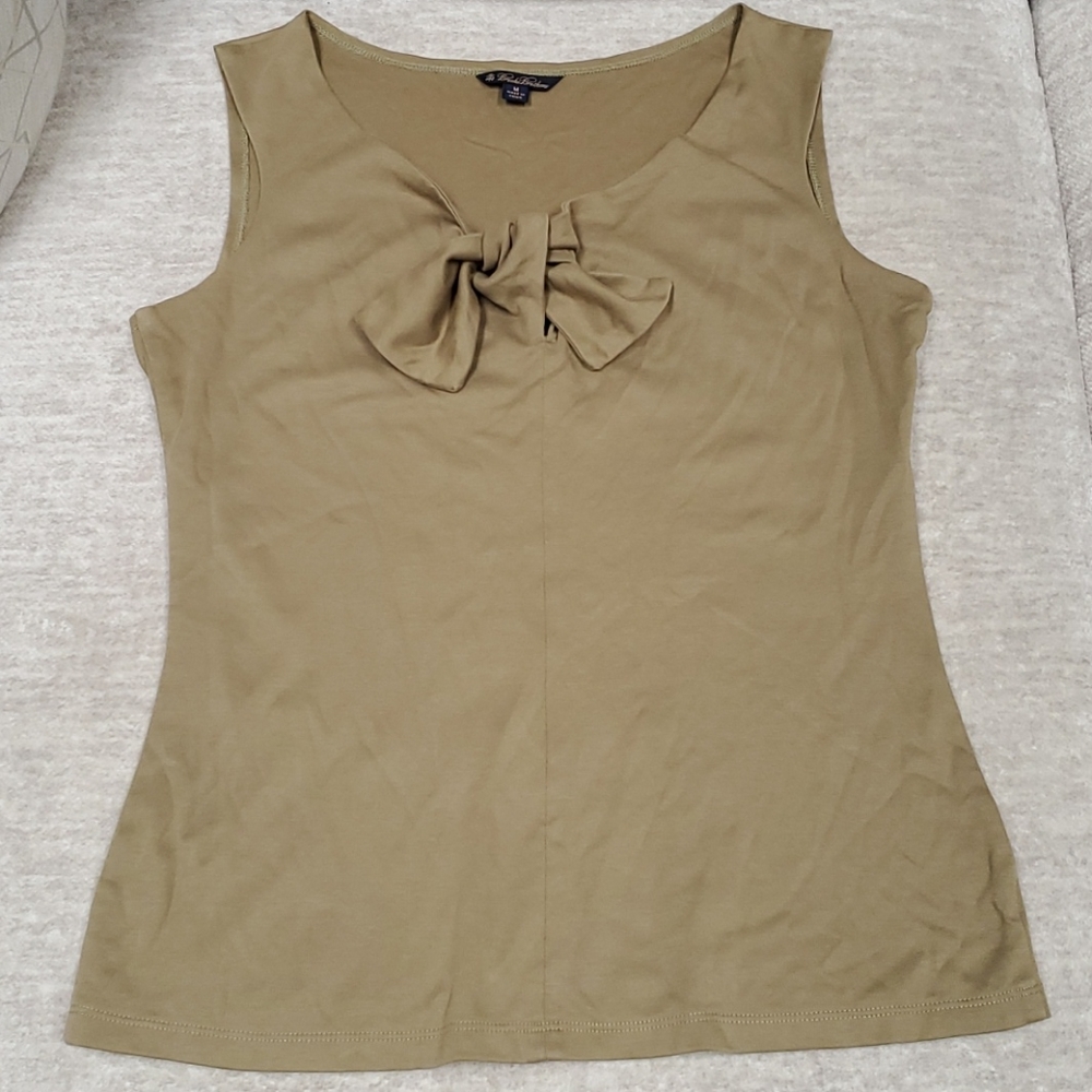 Brooks Brothers Olive Green Sleeveless Top